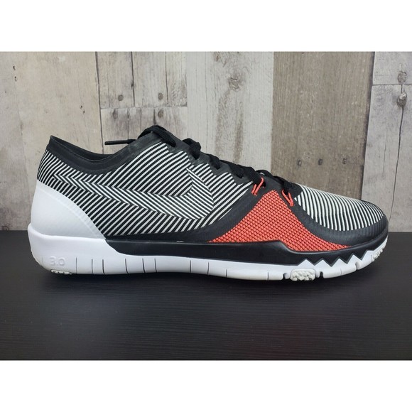 Nike Free Trainer 3.0 V4 Men's Size 12 Sneakers University Red White Black - Picture 9 of 12